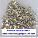 Silver coated glass chip